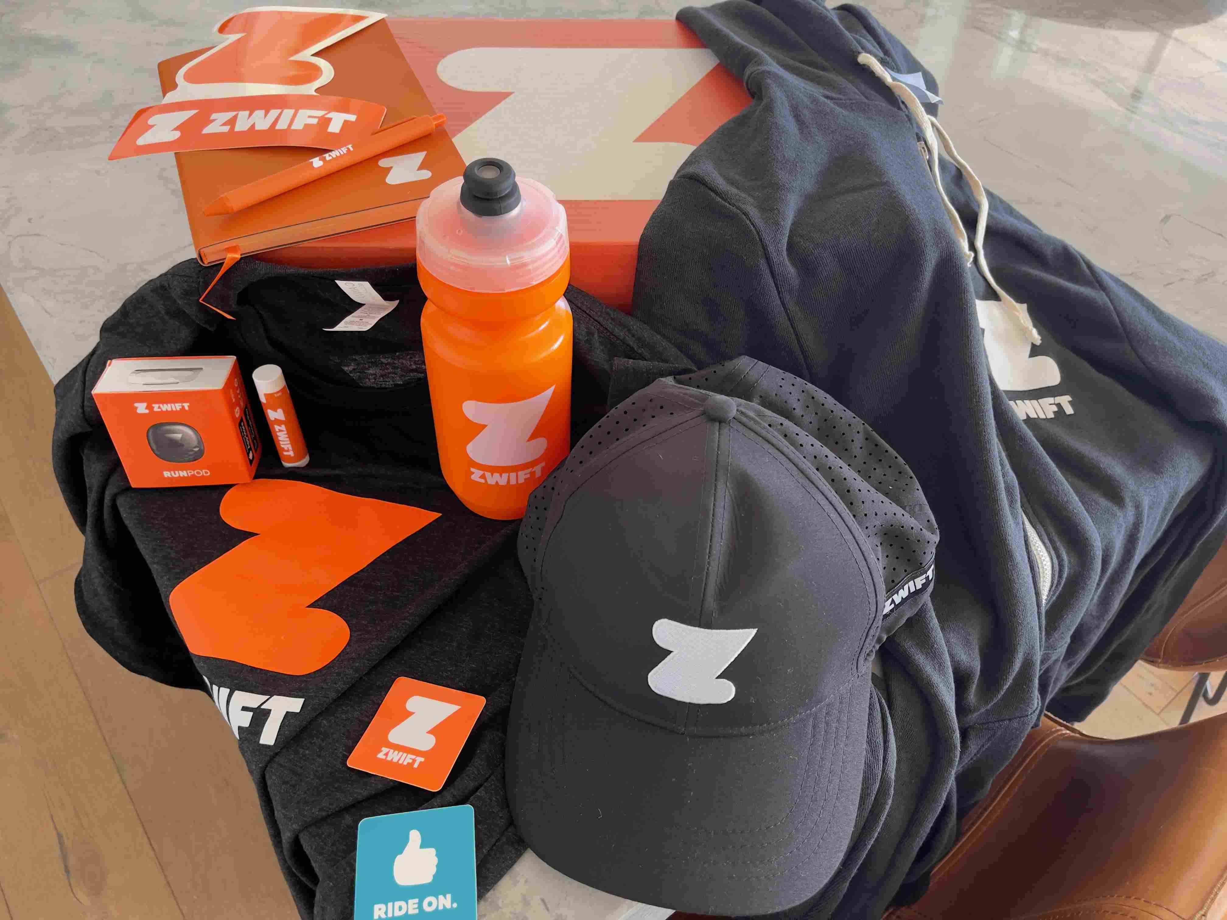 Welcome kit from Zwift!
